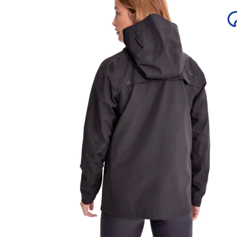Lole Size XS Lainey Rain Jacket Durable Water Repellent (DWR) Breathable Black - Picture 3 of 17